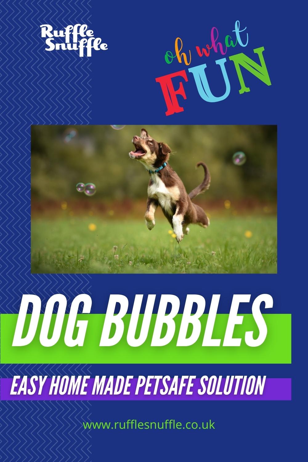 Dog Friendly Bubble Mixture