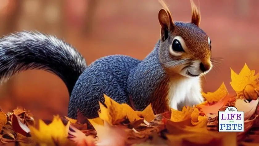 Squirrels love acorns