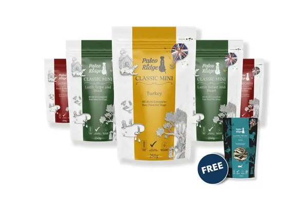 Paleo Ridge Classic Mini - ideal portion sizes for smaller dogs.