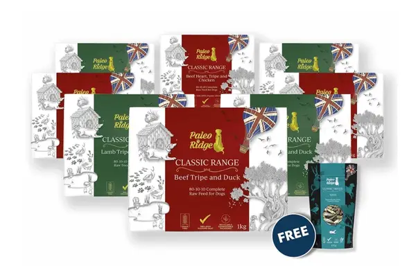 paleo ridge raw dog food review - classic range