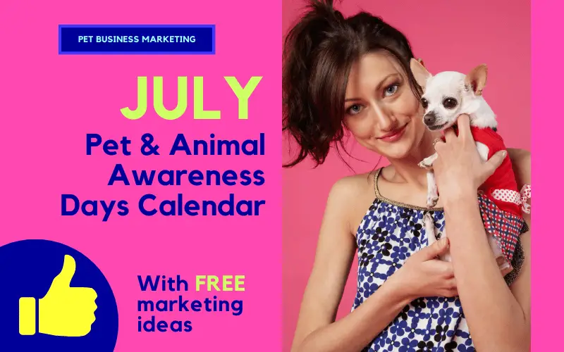 July Pet Awareness Days