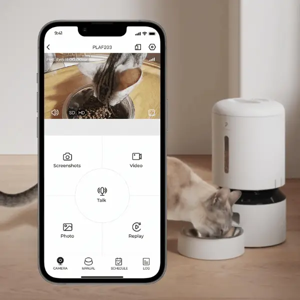 What's included with the PETLIBRO camera monitoring feeder 